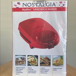 Nostalgia My Mini Sandwich Maker